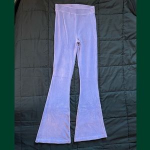 Aerie Groove-On Velour Flare Pants - Size Small